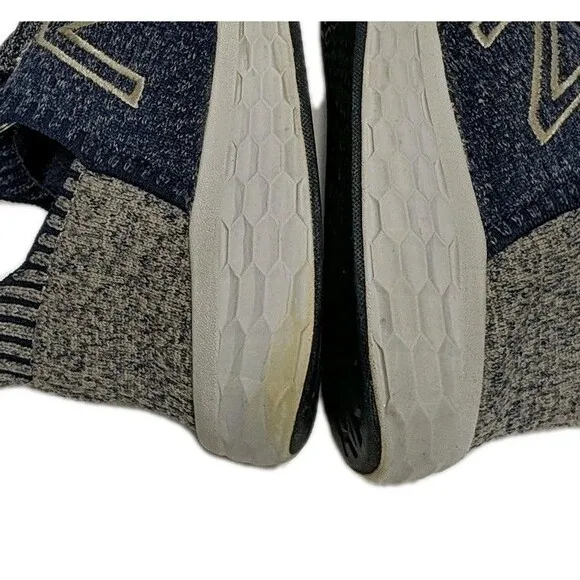 NB New Balance Sneakers Fresh Foam CRUZ Men Running Ltweight Navy Blue Knit 8.5