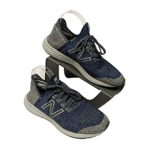 NB New Balance Sneakers Fresh Foam CRUZ Men Running Ltweight Navy Blue Knit 8.5
