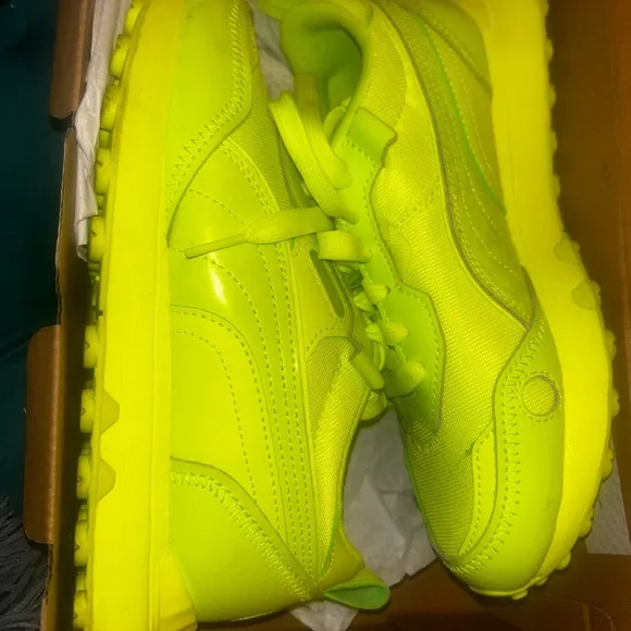 Neon Yellow Sneakers