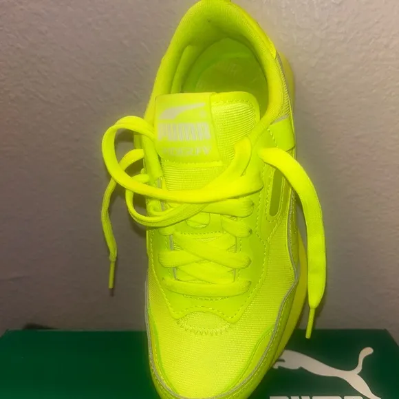 Neon Yellow Sneakers