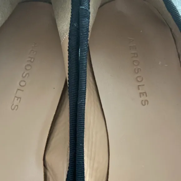 NEW Aerosoles -Catalina Blue Snake Print Ballet Flats