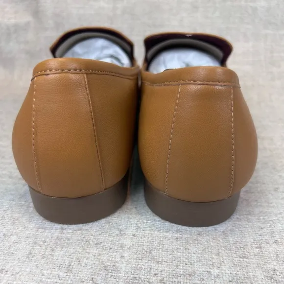 NEW Aerosoles Paynes brown leather slip on loafers shoes size 11M casual office