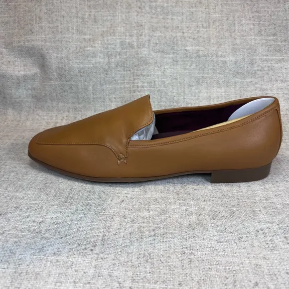 NEW Aerosoles Paynes brown leather slip on loafers shoes size 11M casual office