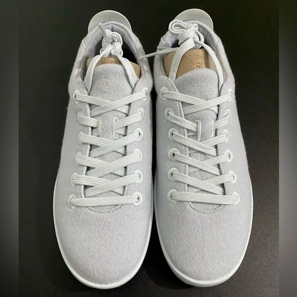 New Allbirds Limited Ed Wool Piper Sneakers 90s Retro Clarity Light Blue