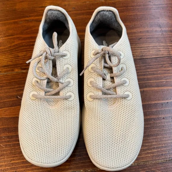NEW ALLBIRDS TREE RUNNERS LIGHT TAN SHOES ATHLETIC SNEAKERS MENS SIZE 12