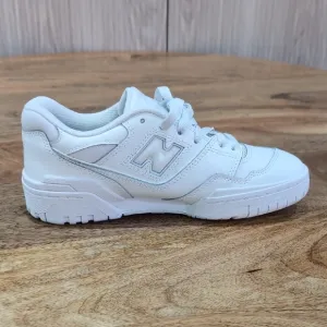 New Balance 550 Kids White Sneakers Big Girl/Boy 4.5