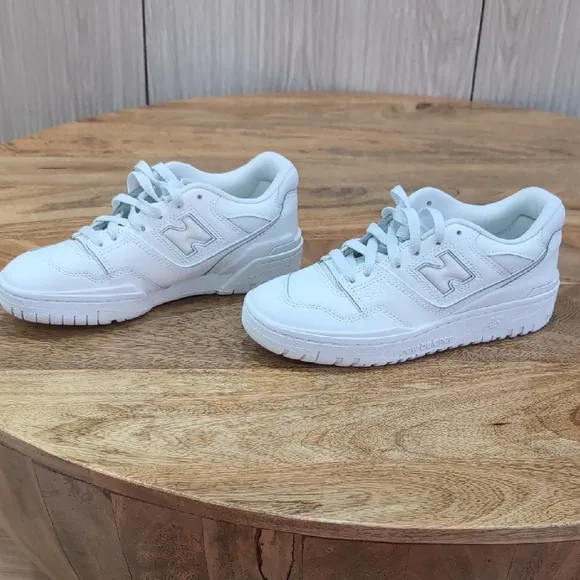 New Balance 550 Kids White Sneakers Big Girl/Boy 4.5