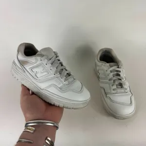 New Balance 550 Sneakers Kids 13 White Leather Low Top Running Athletic Shoes