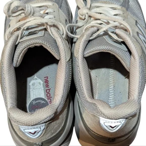 New Balance 990v5 Sneakers Castle Rock Grey Size 8 NO INSOLES Grunge Dad Shoe