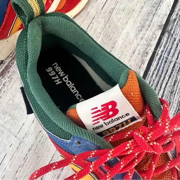 New Balance 997H Multicolor Vibrant Suede Leather Sneakers