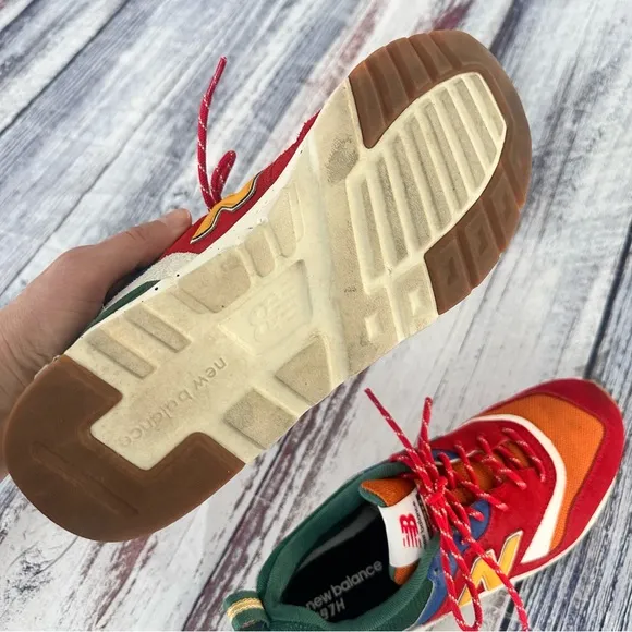 New Balance 997H Multicolor Vibrant Suede Leather Sneakers