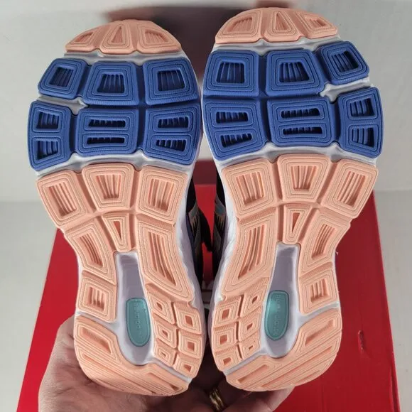 New Balance Kids 680 VC Everyday Black/Blue/Peach Sneakers Size 11 Wide