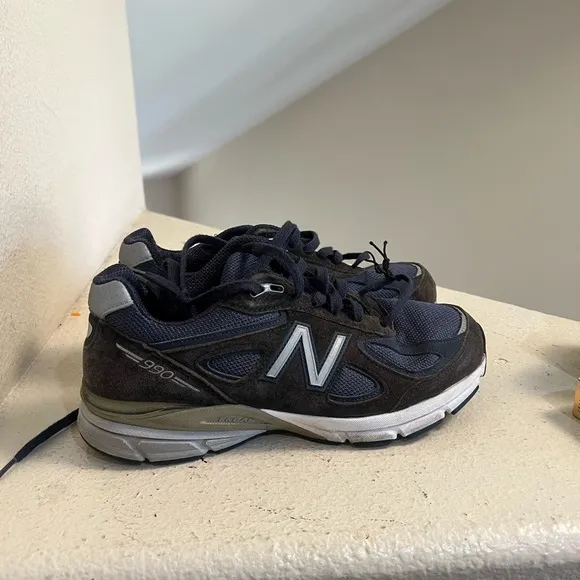 New Balance Men's 990v4 Made In USA Shoes M990NV4 Navy Size‎ 7