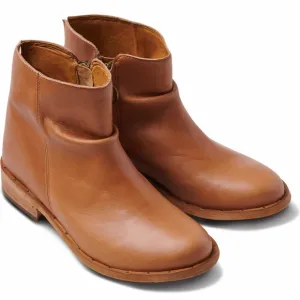 NEW Beek Quail Leather Ankle Boots in Saddle