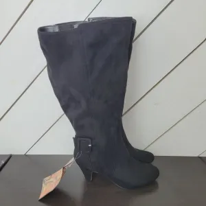 NEW Bella Vita Wide Calf  Womens 8M Troy iiplus Faux Suede Knee-High Boots 4CT