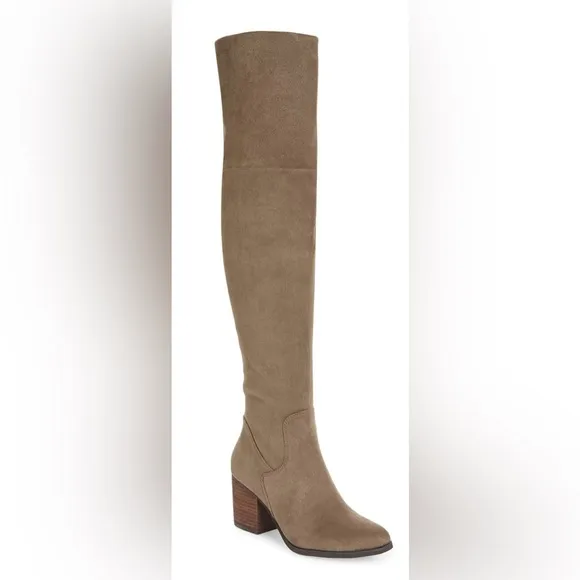 NEW BP Luke Over-the-Knee Boots - Size 7.5M TAUPE SUEDE