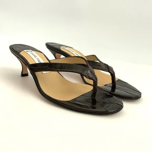 New Diane Firsten Sandals All Leather Thong 8.5M