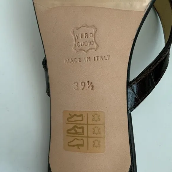New Diane Firsten Sandals All Leather Thong 8.5M
