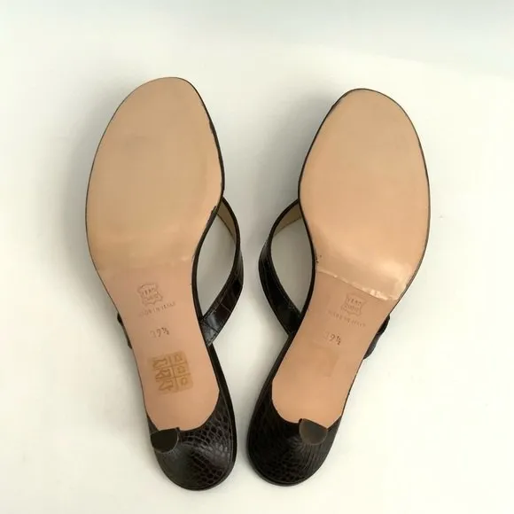 New Diane Firsten Sandals All Leather Thong 8.5M