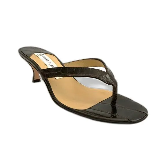 New Diane Firsten Sandals All Leather Thong 8.5M