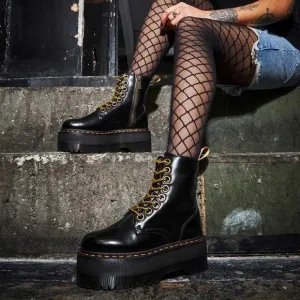 NEW Dr. Martens Vegan Jadon Max Platform Boots Size 10