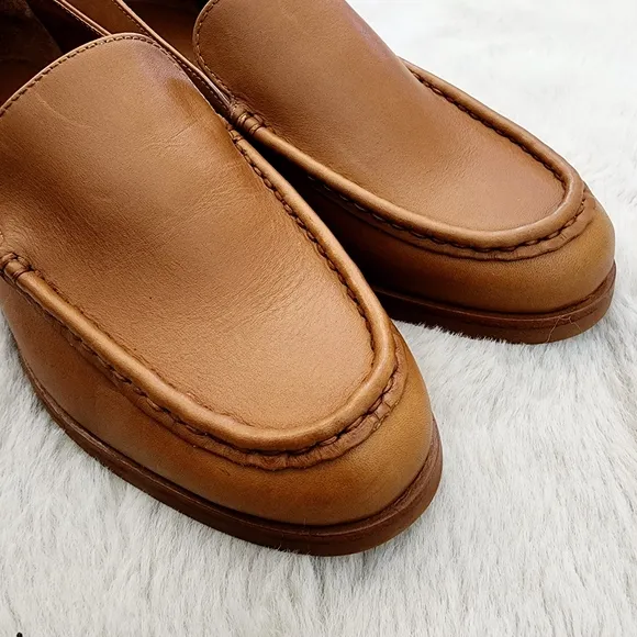 NEW Everlane The Modern Loafer Tan Leather Loafers In Camel