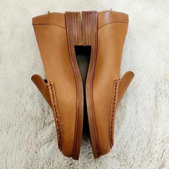 NEW Everlane The Modern Loafer Tan Leather Loafers In Camel