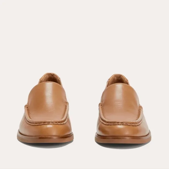 NEW Everlane The Modern Loafer Tan Leather Loafers In Camel