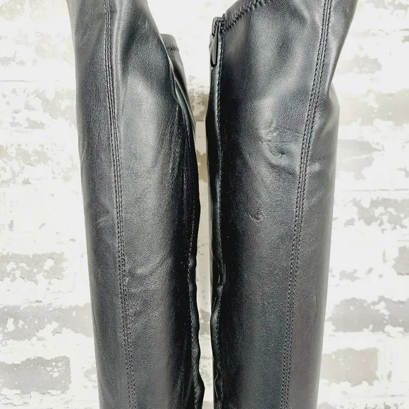 NEW Franco Sarto Women's Keaton Black High Shaft Boots H230