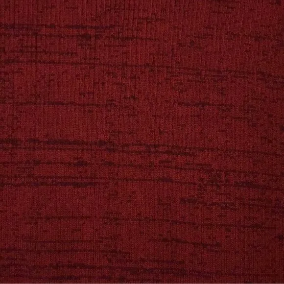 NEW Free People Golden Hour Midi Soft Knit Sweater Red Side Slit Skirt Medium