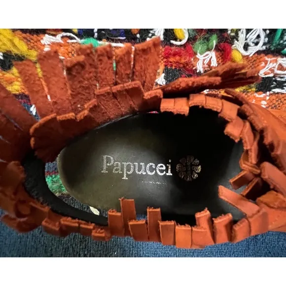 New in box. Papucei sandals.