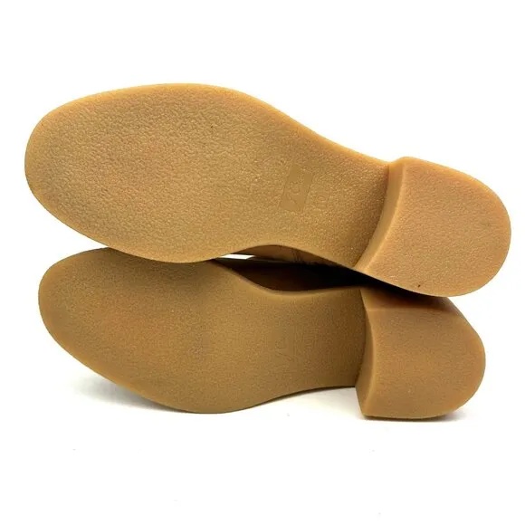 NEW J.Crew Sherpa Stacked Heel Boots Saddle Tan Nubuck Suede 10.5