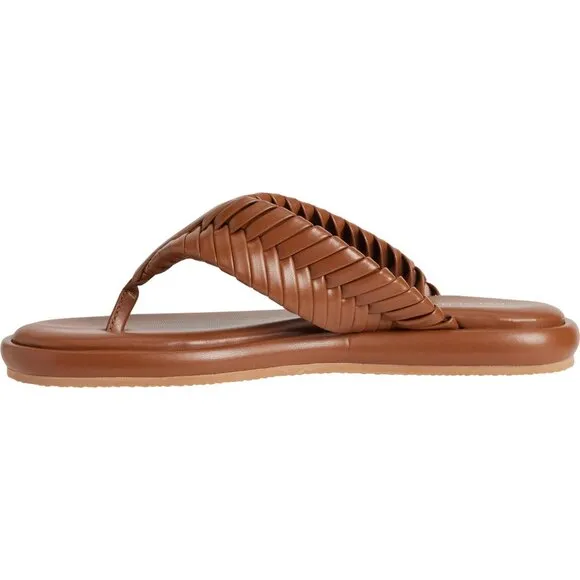 NEW Kelsi Dagger Tidal Braided Thong Sandals brown For Women 252