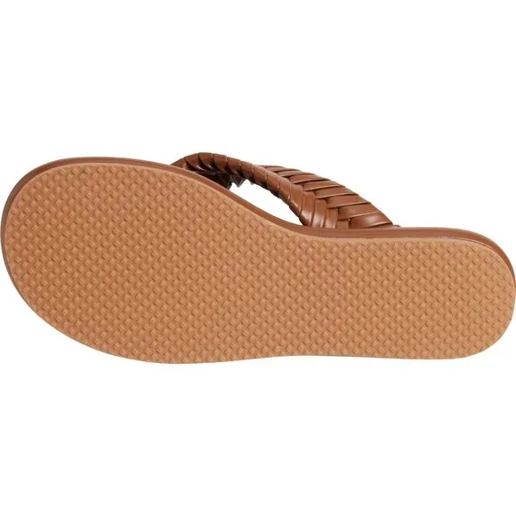 NEW Kelsi Dagger Tidal Braided Thong Sandals brown For Women 252
