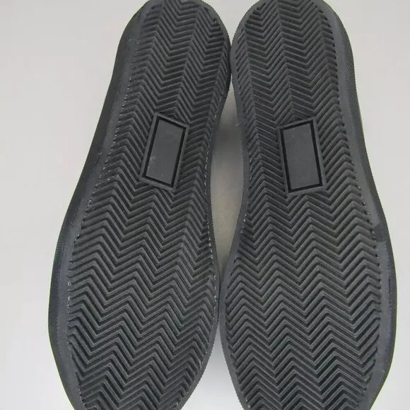 NEW KOIO Mens Tivoli Shadow Casual Sneakers Tennis Shoes Black Leather Size 8