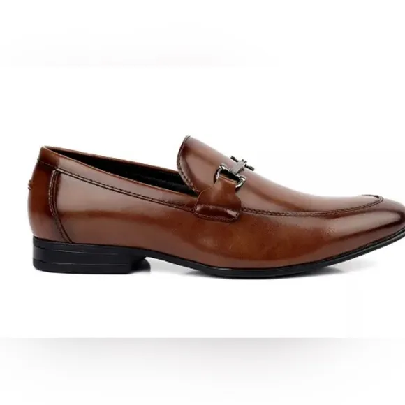 NEW Men's Otis Bit Loafers Cognac Size 11.5 with Box