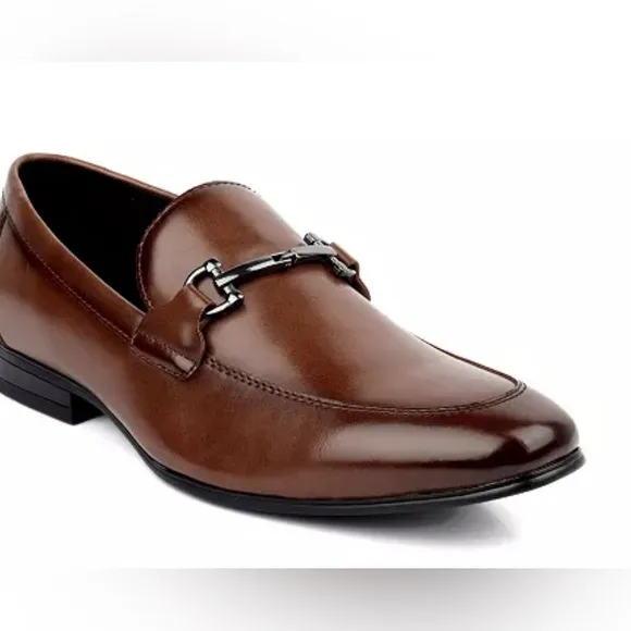 NEW Men's Otis Bit Loafers Cognac Size 11.5 with Box
