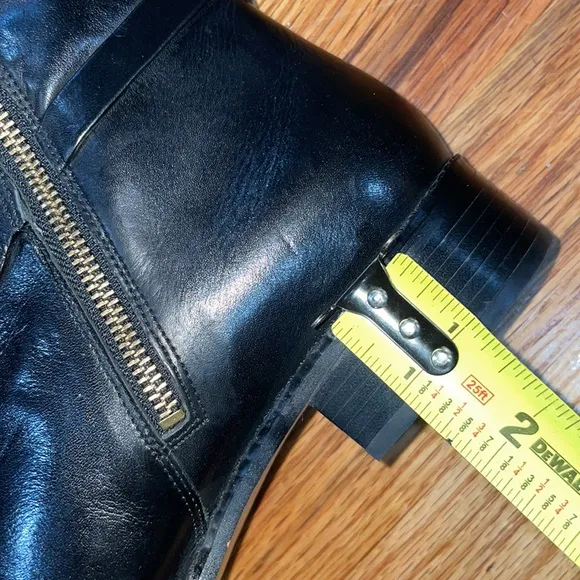 NEW Michael Kors Fulton Harness Black Mocha Brown Leather sz 10