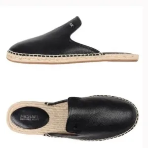 New Michael Kors Hastings Leather Espadrilles Sz 6