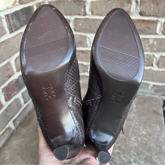 NEW Naturalizer Taelynn Brown Tall Boots Wide Calf Sz 6.5
