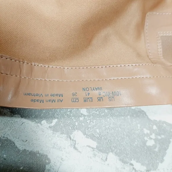 New Naturalizer Waylon  Tan Beige Manmade Wide Calf Knee High Boots B177