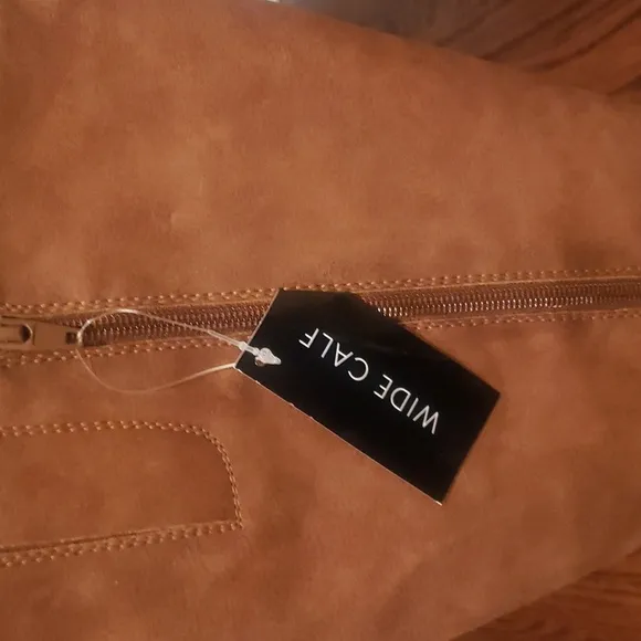 New Naturalizer womens Tan brown Adler Knee High Boot boots Wide Calf 10 10W