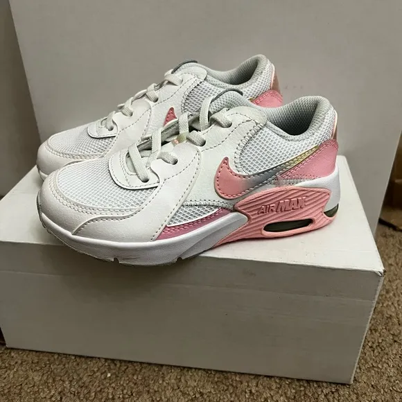 New Nike Air Max Excee white arctic punch kids size 10.5c