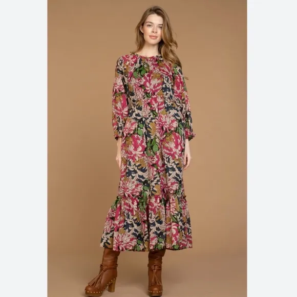 NEW Olivia James Maeve Peony Dress