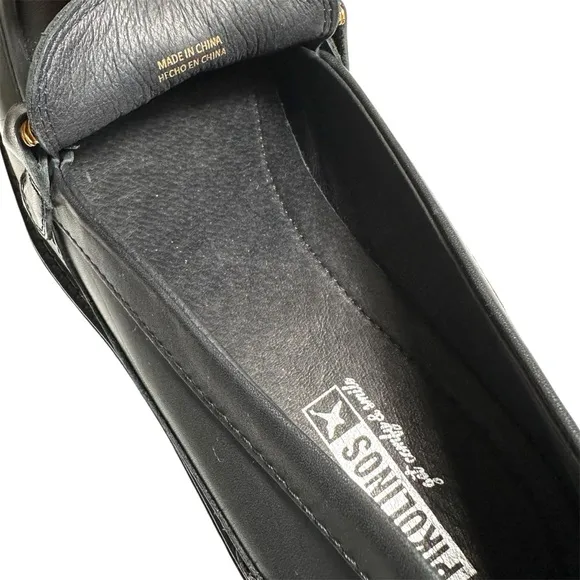NEW Pikolinos Aviles Black Platform Loafers size EU41 | US 10 Preppy Academia