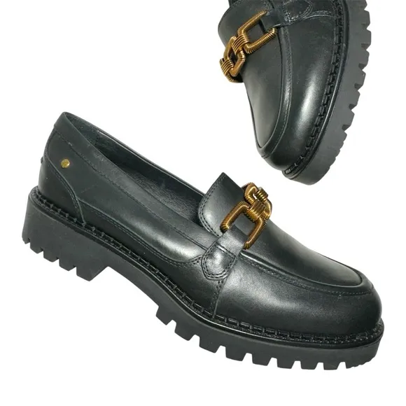 NEW Pikolinos Aviles Black Platform Loafers size EU41 | US 10 Preppy Academia