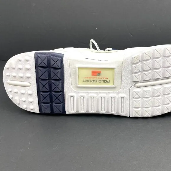 New Polo Ralph Lauren Sport PS200-SK-LTL White Sneaker Mens Shoes Size 14