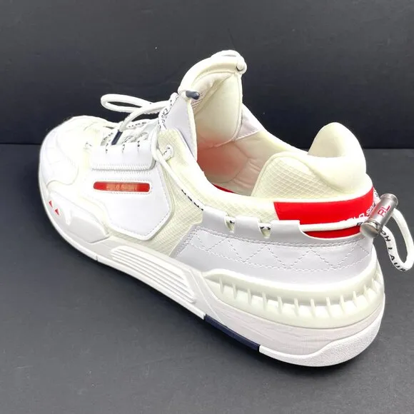 New Polo Ralph Lauren Sport PS200-SK-LTL White Sneaker Mens Shoes Size 14