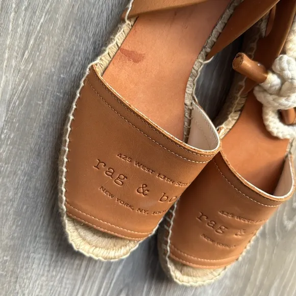 NEW Rag and bone estelle espadrilles 37.5