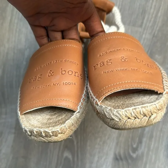 NEW Rag and bone estelle espadrilles 37.5
